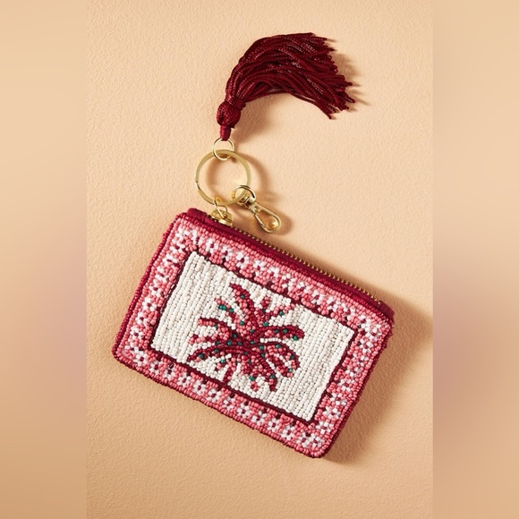 Anthropologie Beaded Coin Purse: Summer Edition NWT - Picture 1 of 14